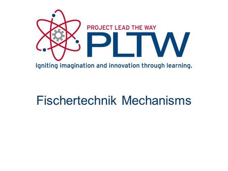 Fischertechnik Mechanisms