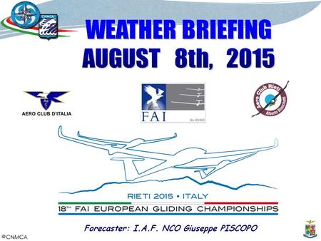 Forecaster: I.A.F. NCO Giuseppe PISCOPO. ANALISI A 500HPA LATEST SATELLITE HRV IMAGE 07.45 UTC /09.45 LT.