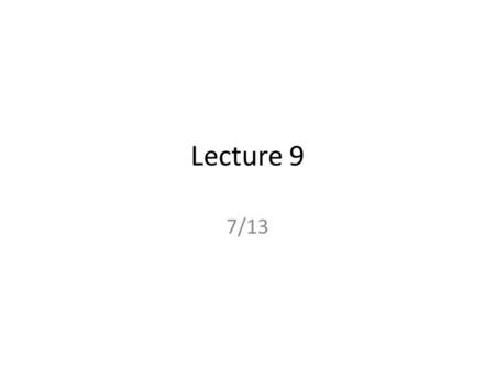 Lecture 9 7/13. Today’s Agenda Types of Reactions – Synthesis – Decomposition – Single displacement – Double displacement – Combustion Review conversions.