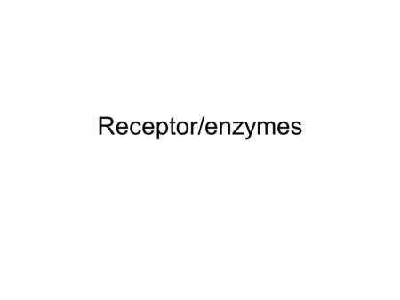Receptor/enzymes. Drug Design Most drugs work on proteins Somehow interfere with a biochemical process –Can shut down –Can activate.