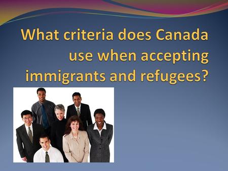 Since the age of exploration, many immigrants have chosen Canada as their home. The decisions to leave one's country of origin and choose another are.