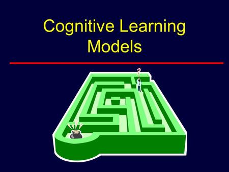 Cognitive Learning Models. Kohler: Insight Learning Wolfgang Kohler –Disenchanted with behaviorists explanation for learning –Believed that cognition,