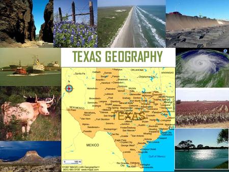 TEXAS GEOGRAPHY. Types of Maps Thematic – has a subject or theme Reference – Political/Physical Shows political boundaries Shows natural features.