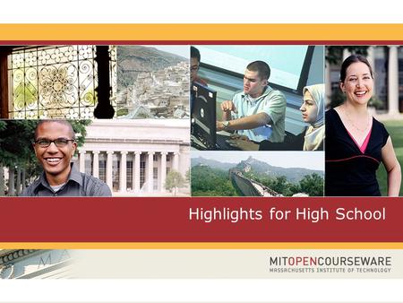 1 Unlocking Knowledge, Empowering Minds Highlights for High School.