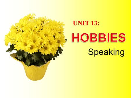 UNIT 13: Speaking. Warm - up What do you like doing in your free time? Do you like …? How often do you …? 11/11/20152VIET BA HIGH SCHOOL.