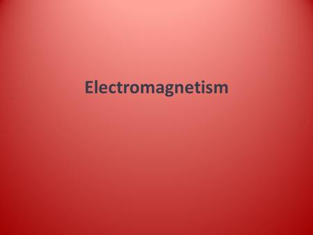 Electromagnetism. Magnets Magnets are materials that produce a magnetic field. Magnets can only exert a force on some metals ( iron, cobalt and nickel)