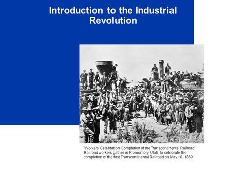 Introduction to the Industrial Revolution