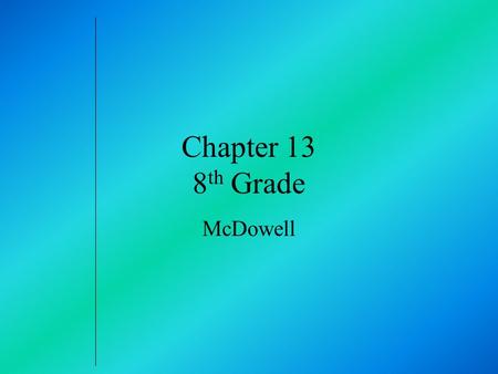 Chapter 13 8 th Grade McDowell. Polynomials5/5 A real number, a variable, or a product and a real number and variable with whole number exponents An expression.
