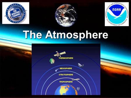 The Atmosphere. What is the Earth’s Atmosphere?  Our atmosphere is the mixture of gases and particles that surround the Earth.  The atmosphere is held.