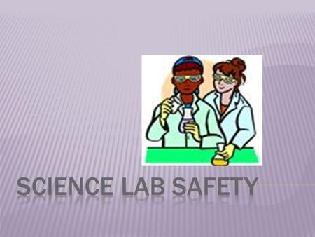  Safety rules are important because the lab is a dangerous place where accidents can happen.  Rules ensure that everyone remains safe and that everyone.