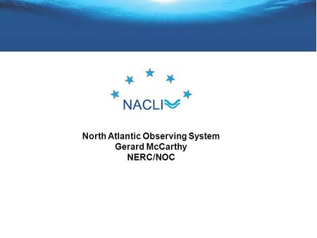 North Atlantic Observing System