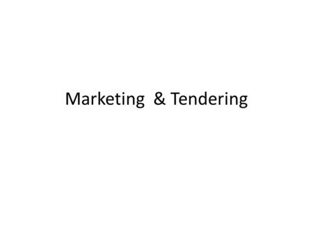 Marketing & Tendering. Budget Forecasting Profit is the key to Business Success – Profit is amount of money after all expenses Materials Labour Insurances.
