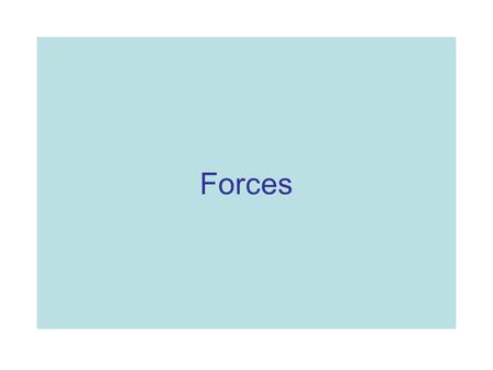 Forces. Force – a push or a pull Contact – a force acting on a body by touching it Long-range – force exerted on a body w/o contact (gravity, magnetic.