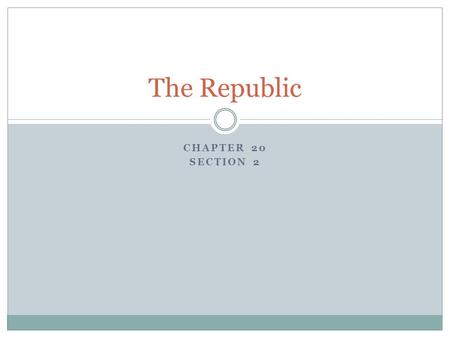 CHAPTER 20 SECTION 2 The Republic. Key Terms Maximilien Robespierre Guillotine Counterrevolution Reign of Terror.