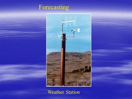 Forecasting Weather Station. Doppler Radar image of Hurricane Andrew.