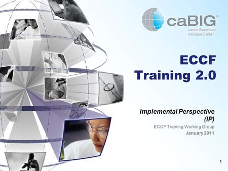 1 ECCF Training 2.0 Implemental Perspective (IP) ECCF Training Working Group January 2011.