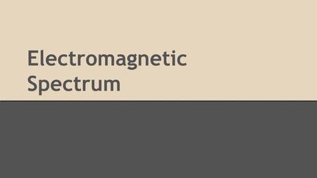 Electromagnetic Spectrum. Matter Review All matter is made of A______ Matter exists in different forms or phases. They are.