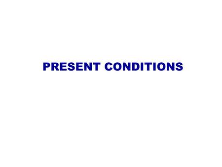 PRESENT CONDITIONS. FREQUENCY DURATION CURVE 2002-03, 2003-04, 2004-05 & 2005-06 