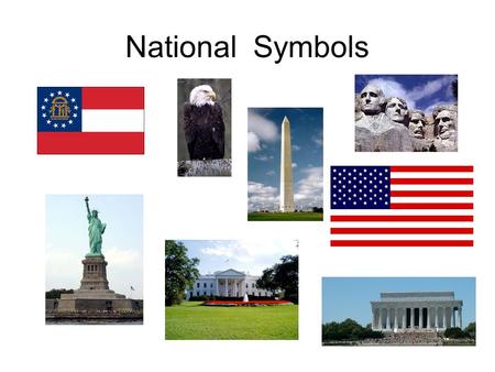 National Symbols Click on the picture of the Washington Monument.