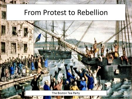From Protest to Rebellion