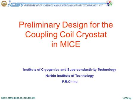 Preliminary Design for the Coupling Coil Cryostat in MICE