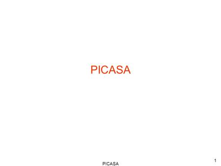 1 PICASA. 2 PICASA – File- File operations 3 PICASA PICASA | File-New Album Name Date Place taken Description.