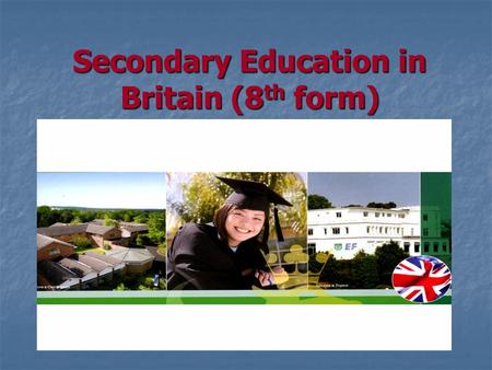 secondary education