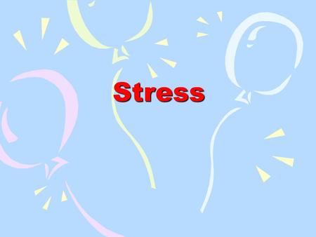 Stress. Stress Definition: In speech, stress may be defined as the degree of intensity or loudness placed on a sound; that is, the amount of force one.