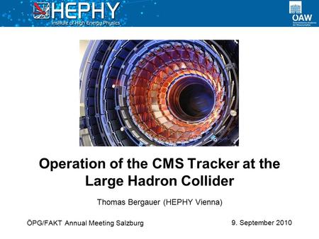 Operation of the CMS Tracker at the Large Hadron Collider