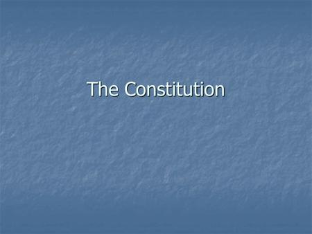 The Constitution. Article I: Legislative Branch Outlines the powers of the legislative branch Outlines the powers of the legislative branch Establishes.