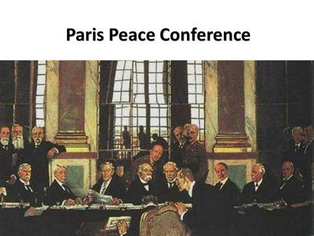 Paris Peace Conference