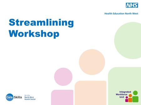 Streamlining Workshop. Streamlining Staff Movements Background London – JD Changeover Programme SfH – Skills Passport Programme North West – until now.