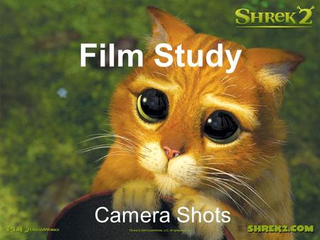 Film Study Camera Shots.