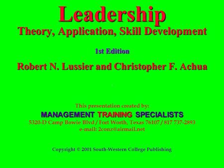 Effective leadership by lussier and achua pdf reader download Effective leadership by lussier and achua pdf reader download