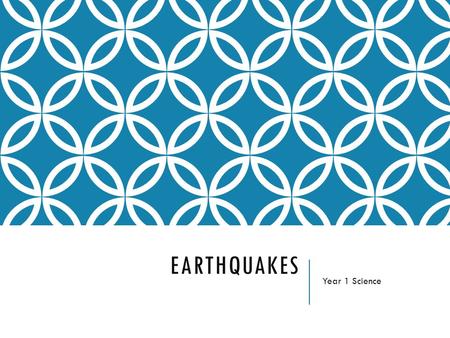 EARTHQUAKES Year 1 Science. EQ: WHAT 3 STRESSES LEAD TO EARTHQUAKES?