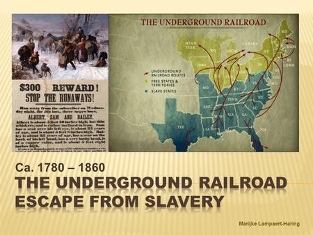 the underground railroad escape from slavery