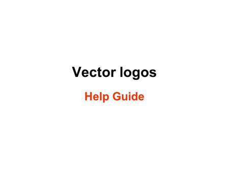 Vector logos Help Guide. Getting started Open a blank Word document. Get the ‘Drawing’ toolbar on display: Click on View on the toolbar. Select Toolbars.