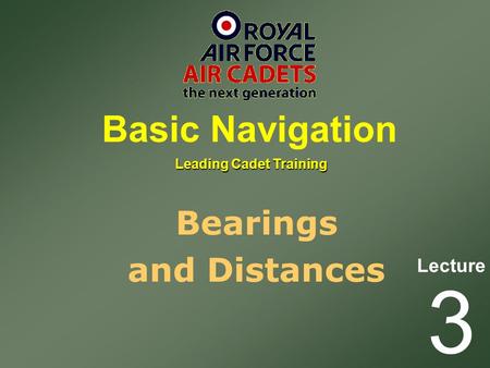 Leading Cadet Training