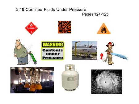 2.19 Confined Fluids Under Pressure Pages 124-125.
