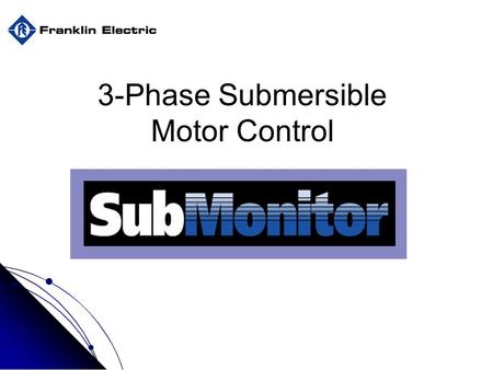 3-Phase Submersible Motor Control