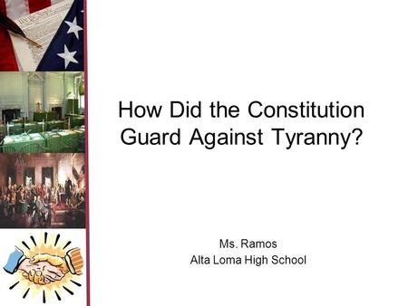 How Did the Constitution Guard Against Tyranny?