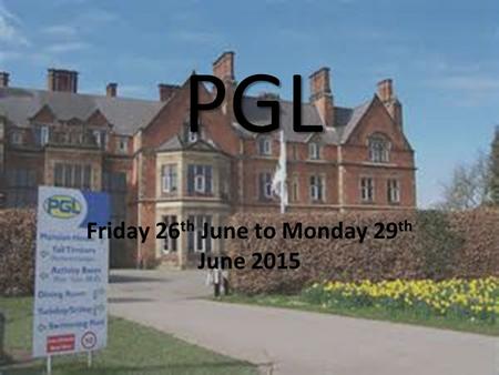 Friday 26th June to Monday 29th June 2015