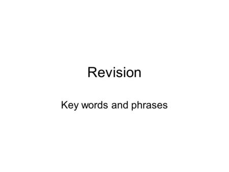 Revision Key words and phrases. Medical records Records can be accessed by many people Retrieval is much quicker Clearer than written records Records.