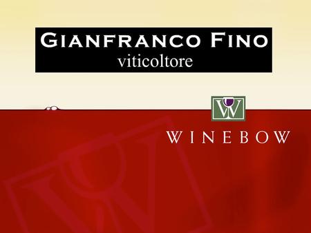 Overview Estate Owned by: Gianfranco Fino Wine Region: Puglia Winemaker: Gianfranco Fino Total Acreage Under Vine: 20 Estate Founded: 2004 Winery Production: