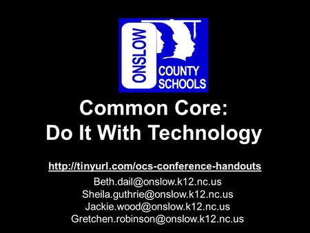 Common Core: Do It With Technology