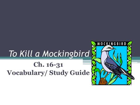 Allusions in To Kill a Mockingbird
