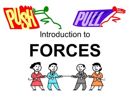 Introduction to FORCES. When you ride a bike, your foot PUSHES against the pedal. The push makes the wheels of the bike move. When you drop something,