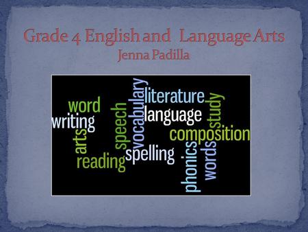Grade 4 ELA Curriculum o Reading o Writing o Language: Spelling & Conventions o Speaking & Listening An introduction to Common Core Homework.