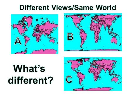 Different Views/Same World