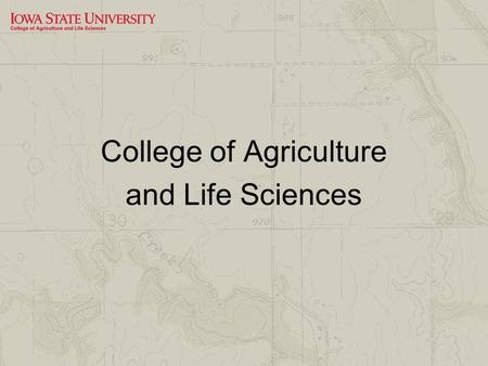 College of Agriculture and Life Sciences. Overview Course registration, Transfer courses, Academic advising, Internships/student clubs. Orientation consists.